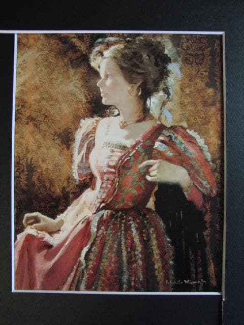 宮永岳彦、翔、大判・希少な画集より、新品高級額・額装付、状態良好