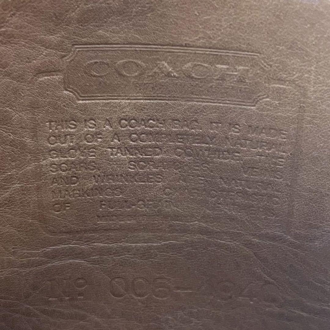 ✨美品✨オールドコーチ　ショルダーバッグ ターンロック　レザー　ブラウン