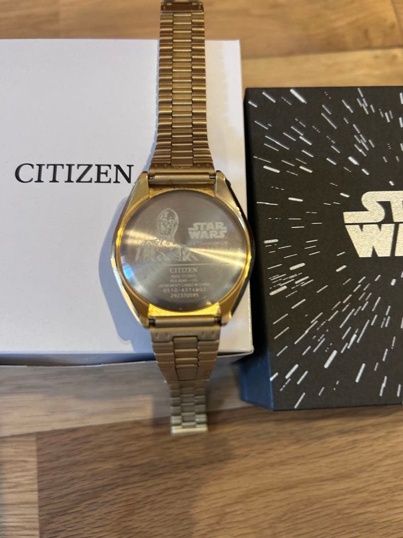 CITIZEN C3-PO ゴールド腕時計