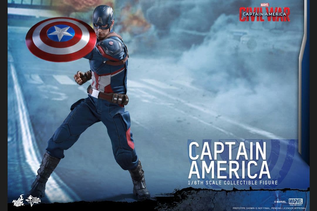 ホットトイズ キャプテンアメリカ シビルウォー版 L108577318