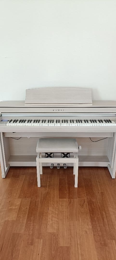 ※はんちゃ※【送料無料】KAWAIカワイ電子ピアノCA58A KAWAI CA58A 中古 電子ピアノ 2019年製 木製鍵盤 ホワイトメープル調