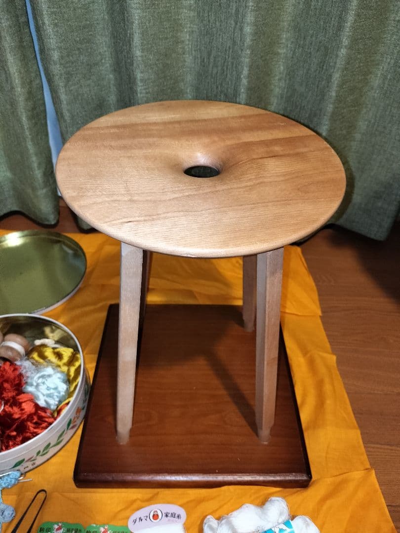 組紐台 組紐用丸台 差込式　組み玉 おもり玉 錘　絹糸