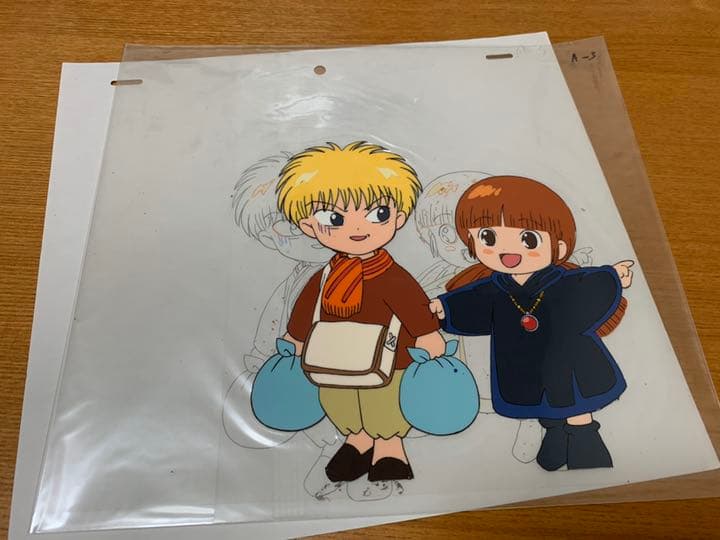 魔法陣グルグル セル画 ニケ&ククリ 魔方陣グルグル・敵キャラ「風景