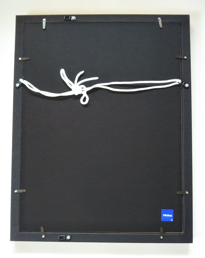 【原画】『時を数える猫』（猫の絵　猫グッズ　時計　絵画　パステル画）