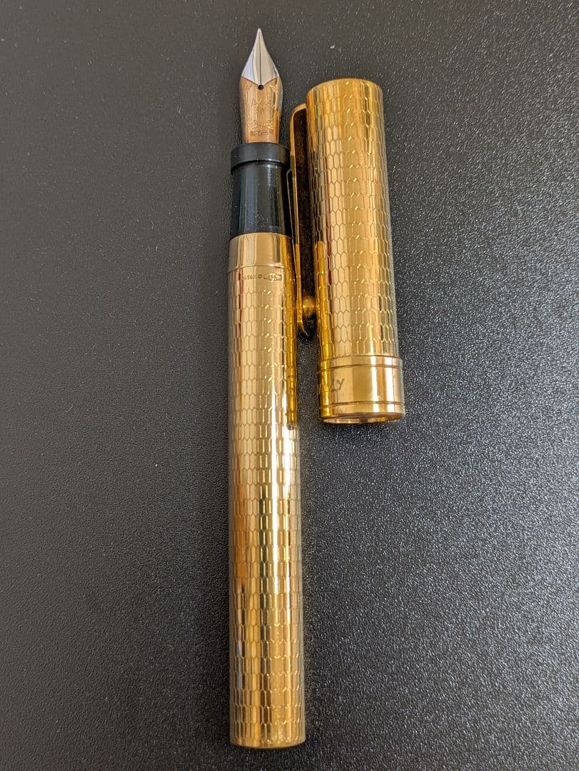 【蘭王様】【ソリッドゴールド】ラレックス　50周年万年筆　8金無垢　14金ペン先
