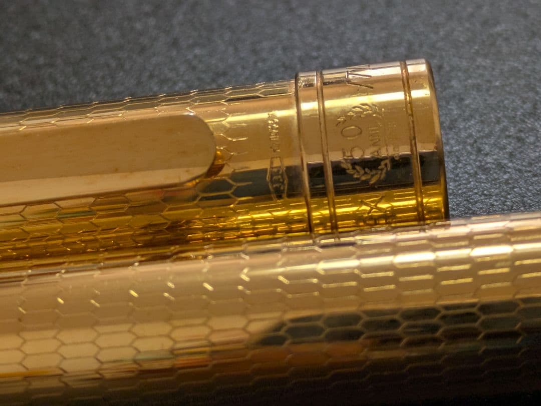 蘭王様】【ソリッドゴールド】ラレックス 50周年万年筆 8金無垢 14金ペン先