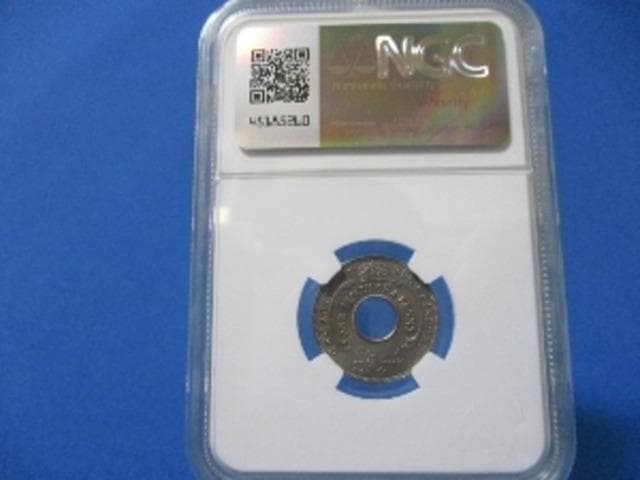 イギリス領西アフリカ　１／１０ペニー硬貨☆1938年／未使用品／ジョージ6世／