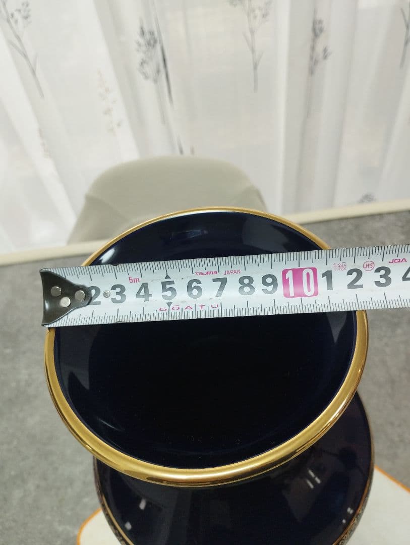 Limoges Castel 22Kゴールド花瓶