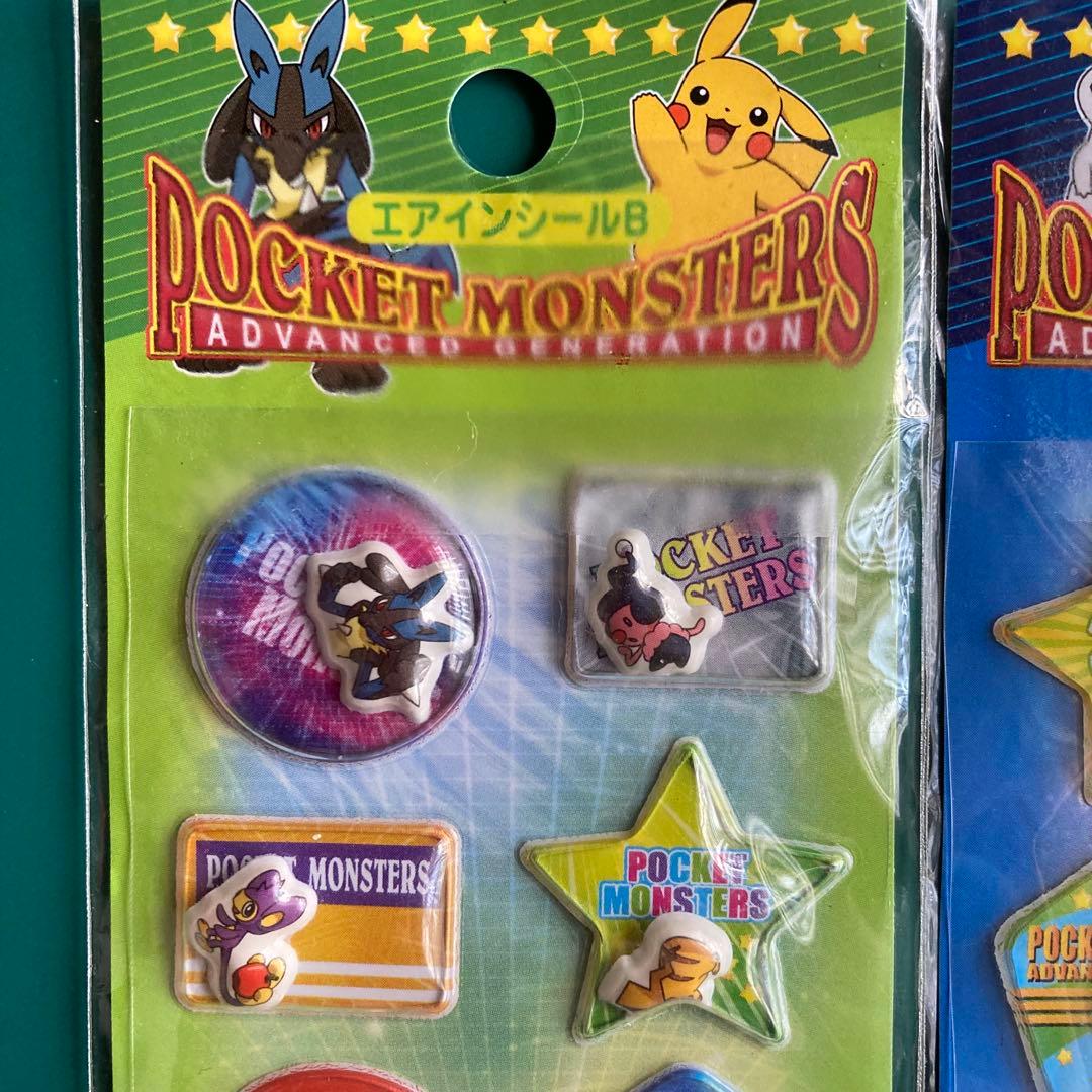 ポケットモンスター ポケモン エアインシール レトロ 当時物 レア