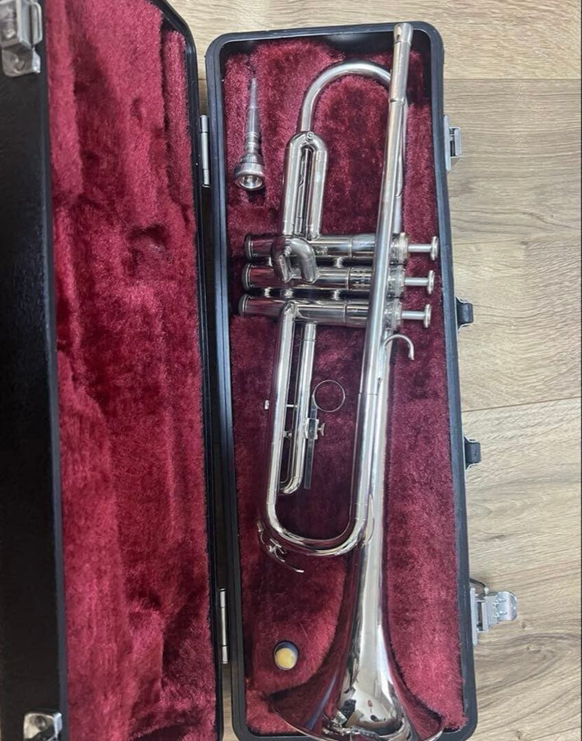 銀メッキトランペット 本体