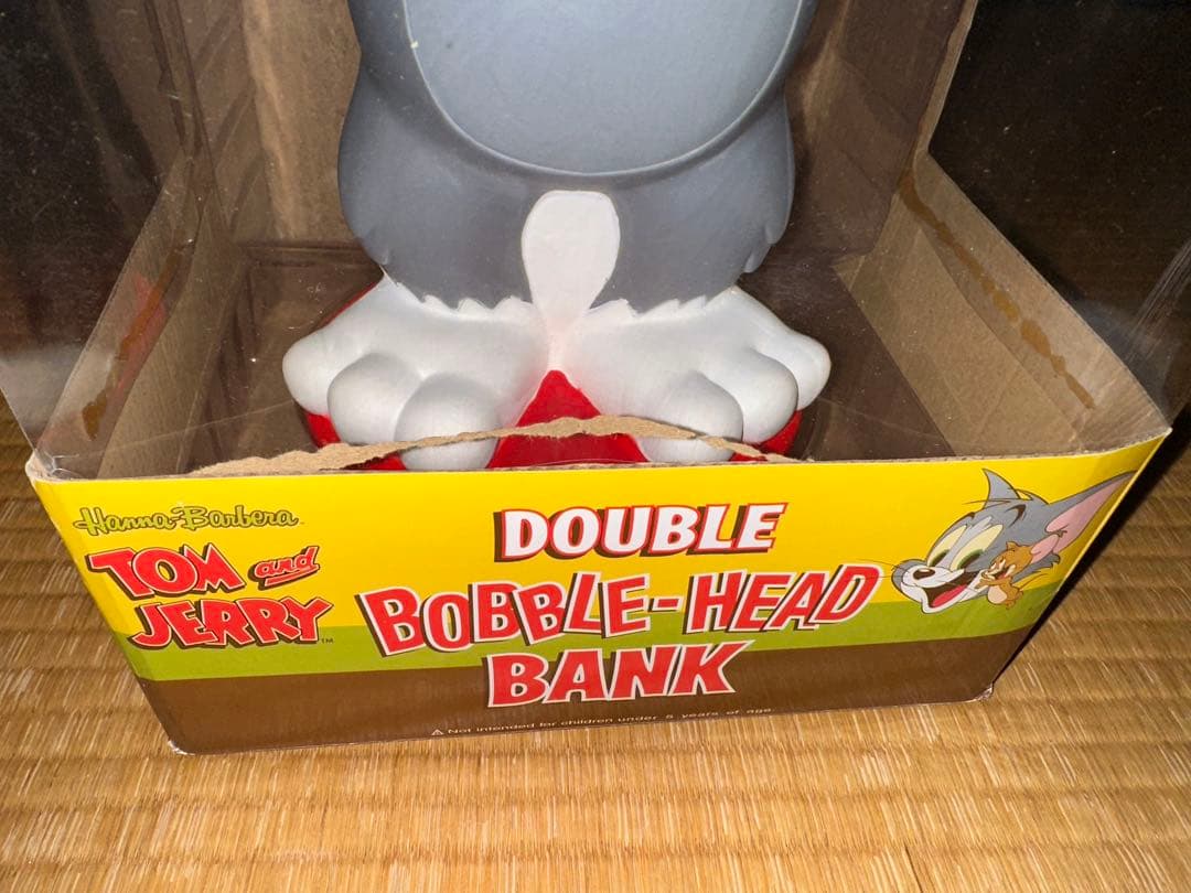 トムとジェリー　ダブルバブルヘッドバンク　TOMandJERRY 貯金箱