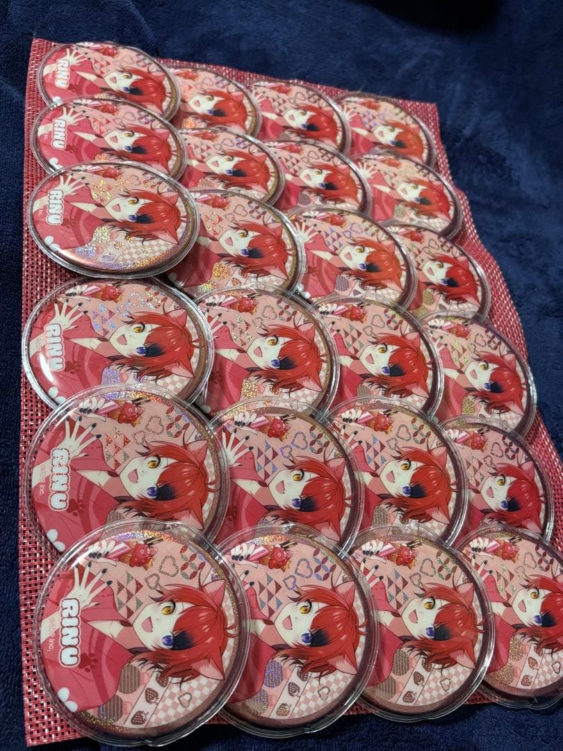 すとぷり 莉犬くんBIG缶バッジ24個 赤A3痛バ