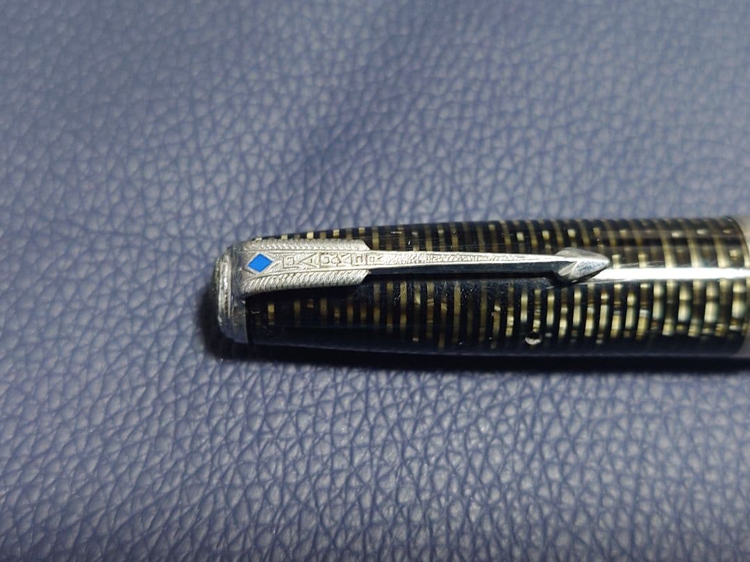 ヴィンテージ万年筆】パーカー バギュマチック ブルーダイヤ