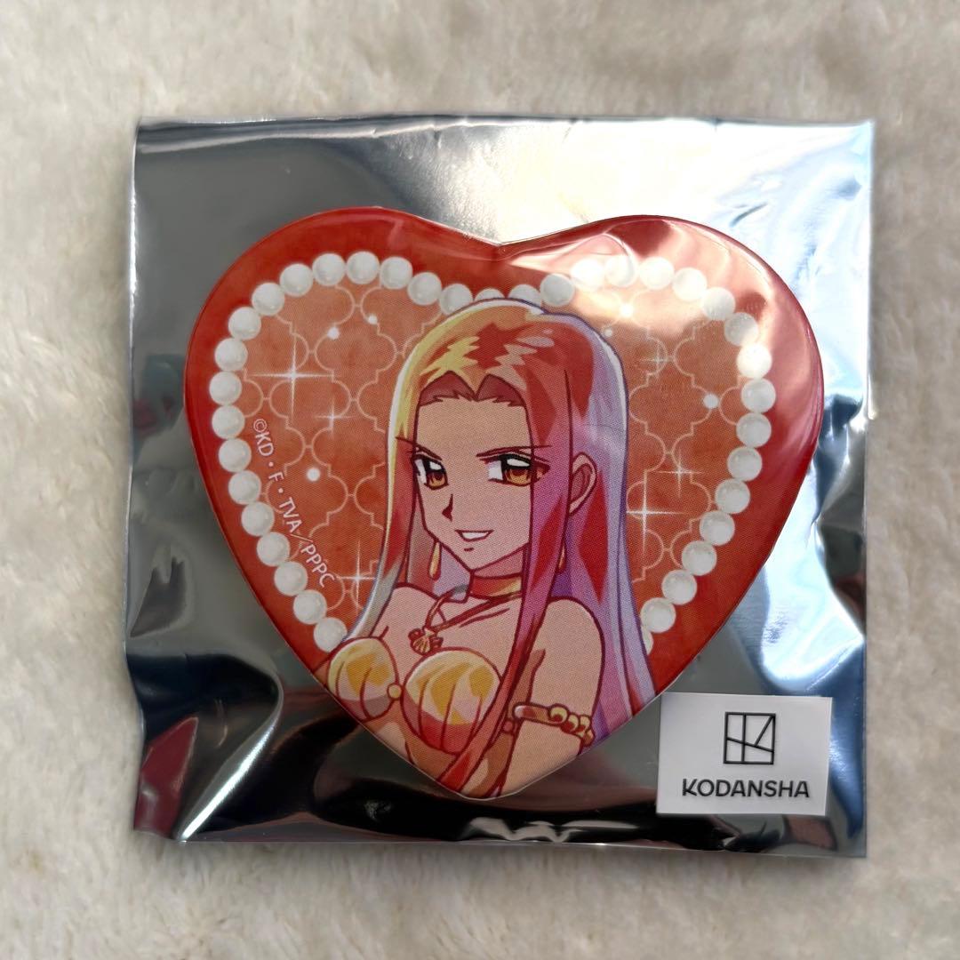 ぴちぴちピッチ 沙羅 ハート型缶バッジ マルイ theキャラ pale tone