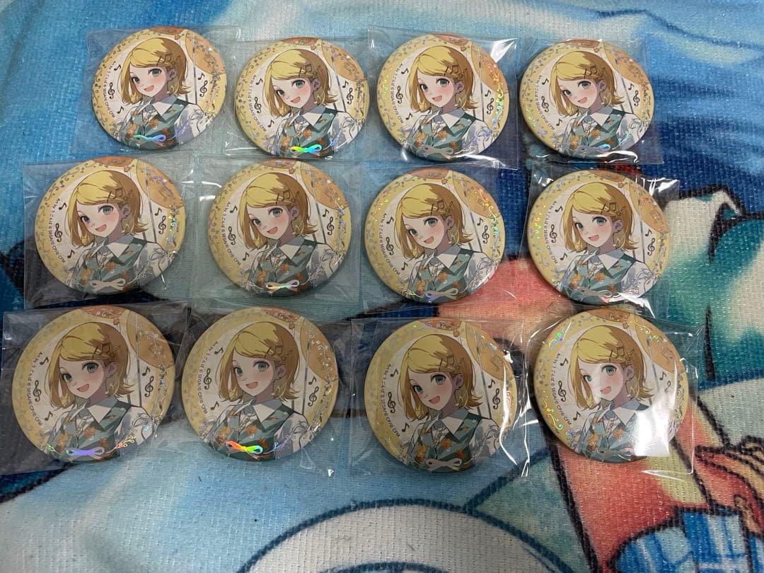 プロセカ 感謝祭 鏡音リン 缶バッジ 42点 鏡音リンモチーフ ドット絵