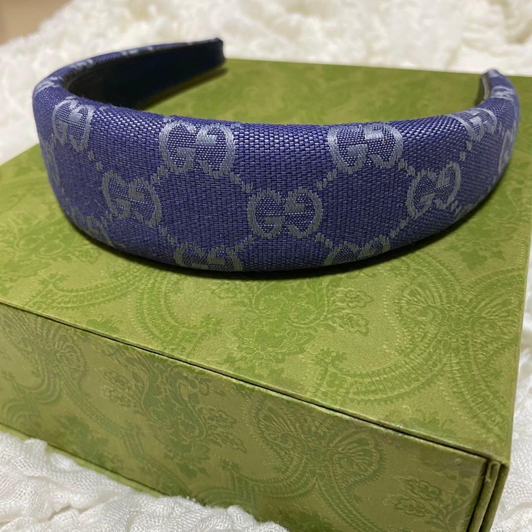 【未使用】Gucci GGキャンバス ヘアバンド【大幅値下げ】