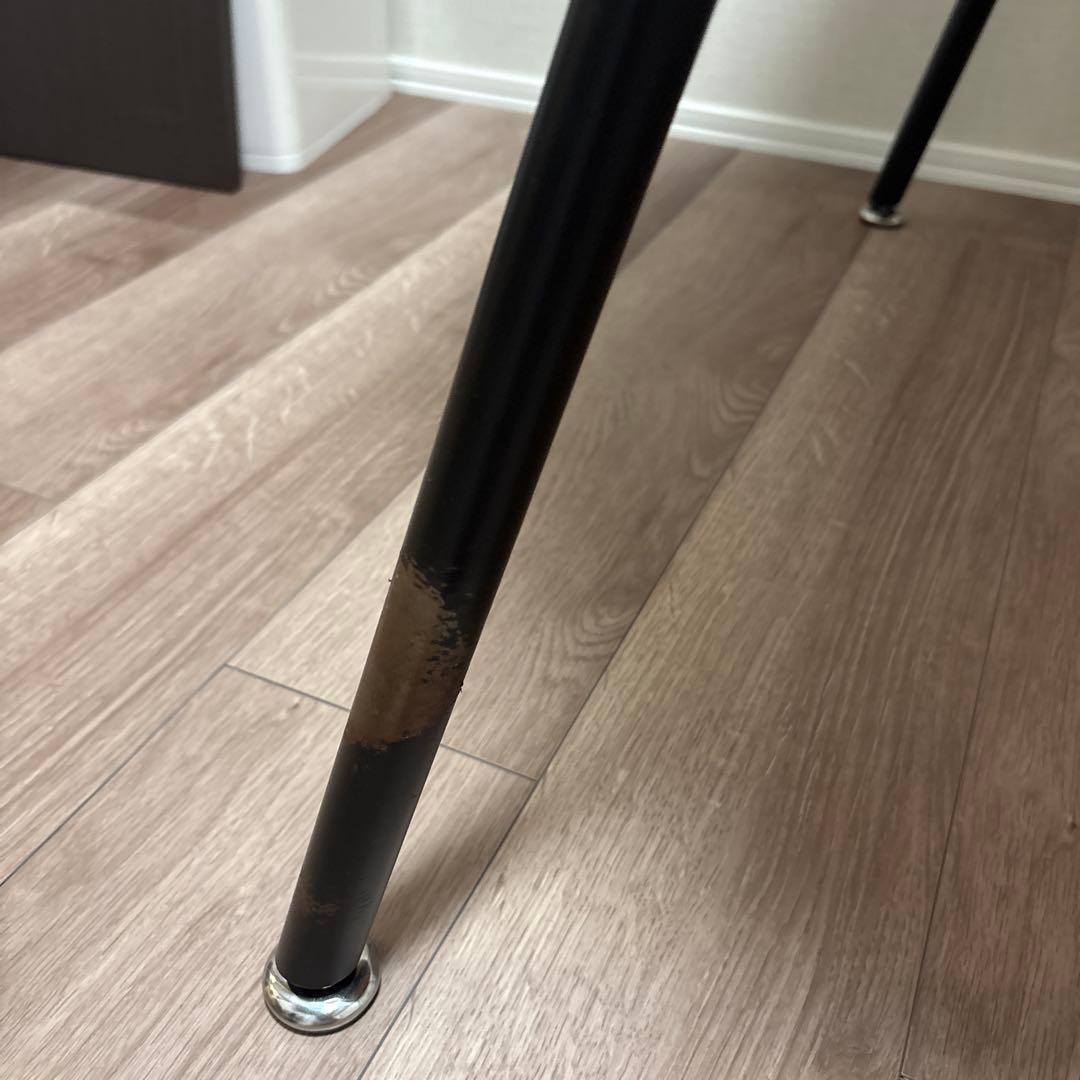 h*d様 モモナチュラル円形木製ダイニングテーブル95cm