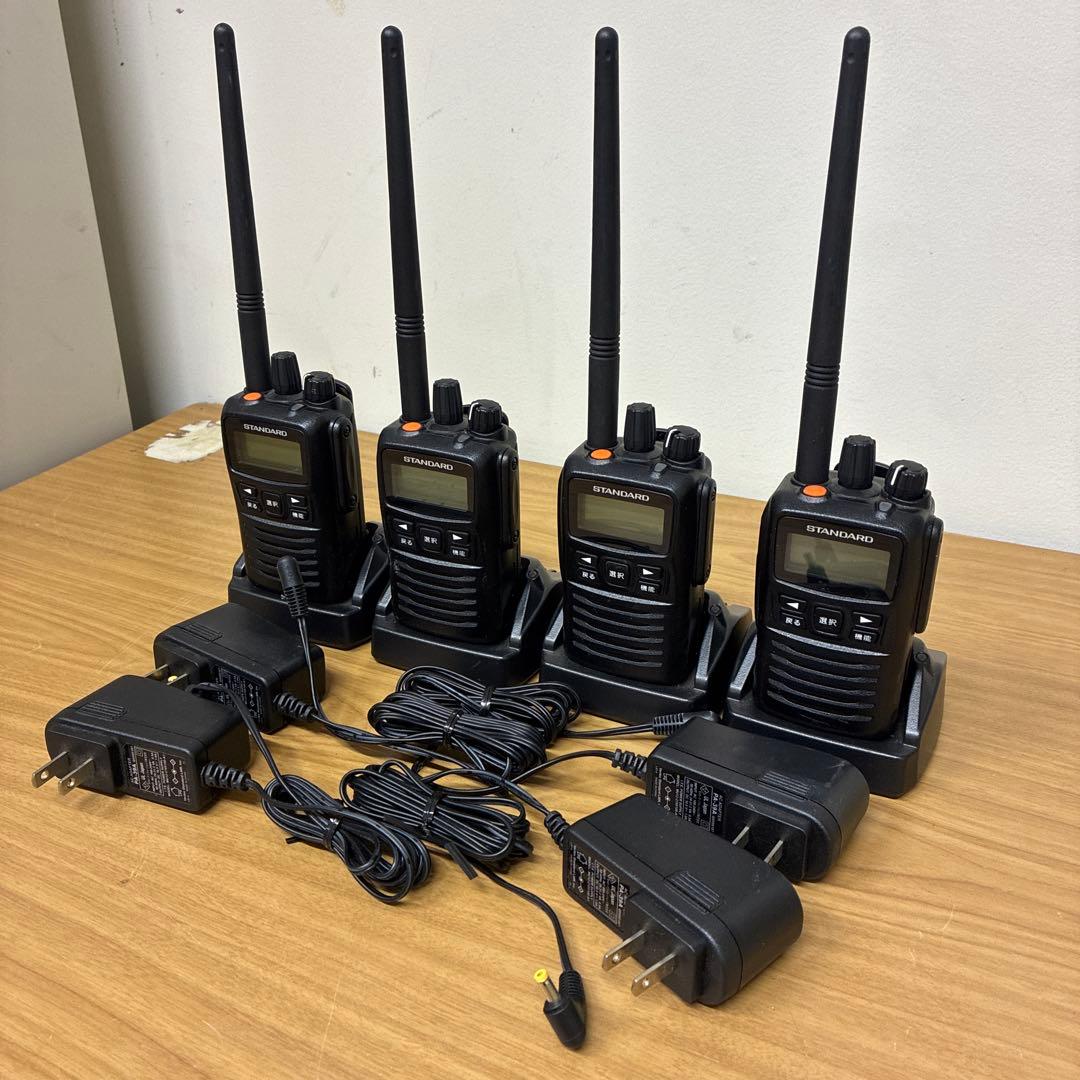 スタンダード VXD450U デジタル簡易無線機 免許局 4台セット 現状品