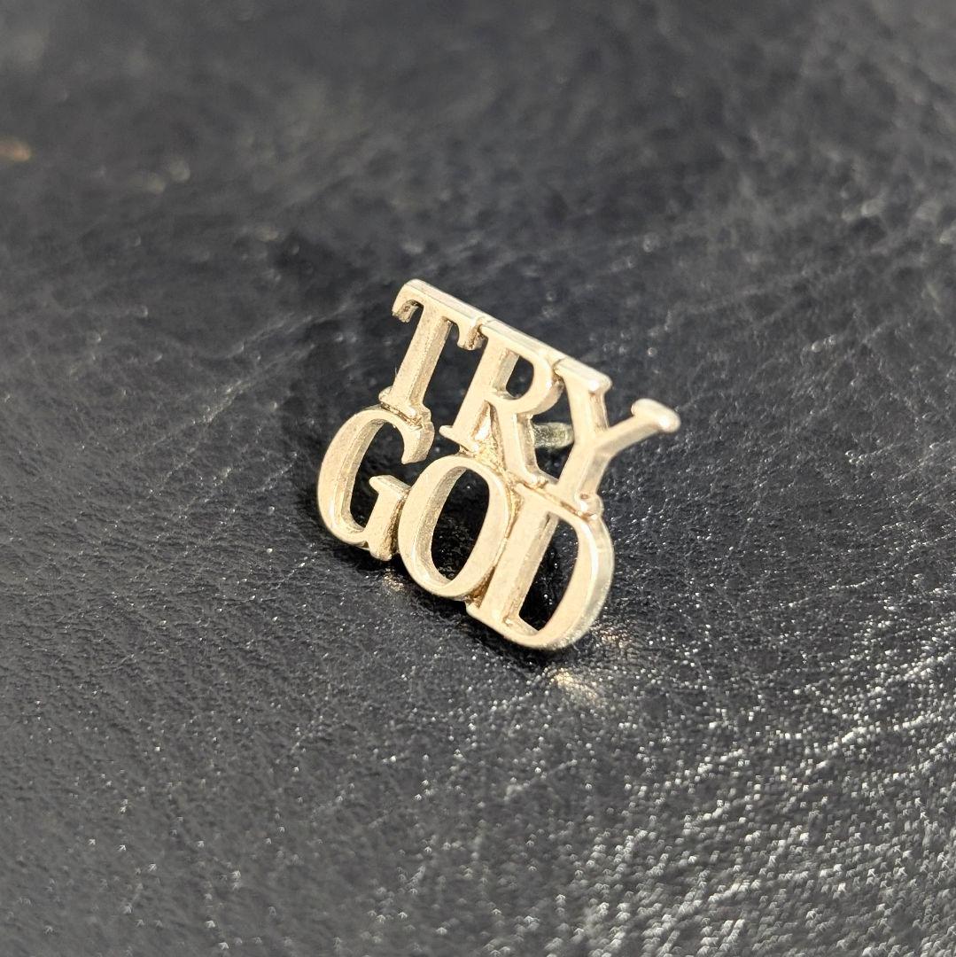 TIFFANY TRY GOD ピンバッジ silver ティファニー