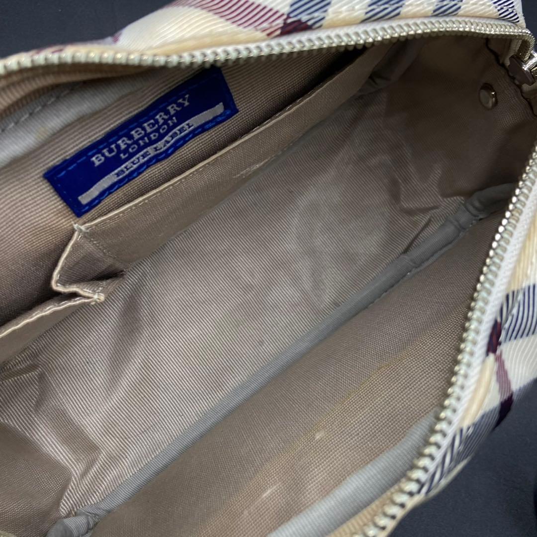 バーバリー ブルーレーベル ノバチェック ショルダーバッグ ブラック