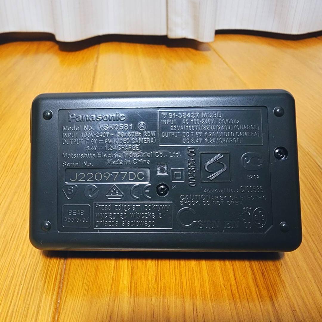 【動作確認済】高画質 Panasonic MiniDV ビデオカメラ 説明書付