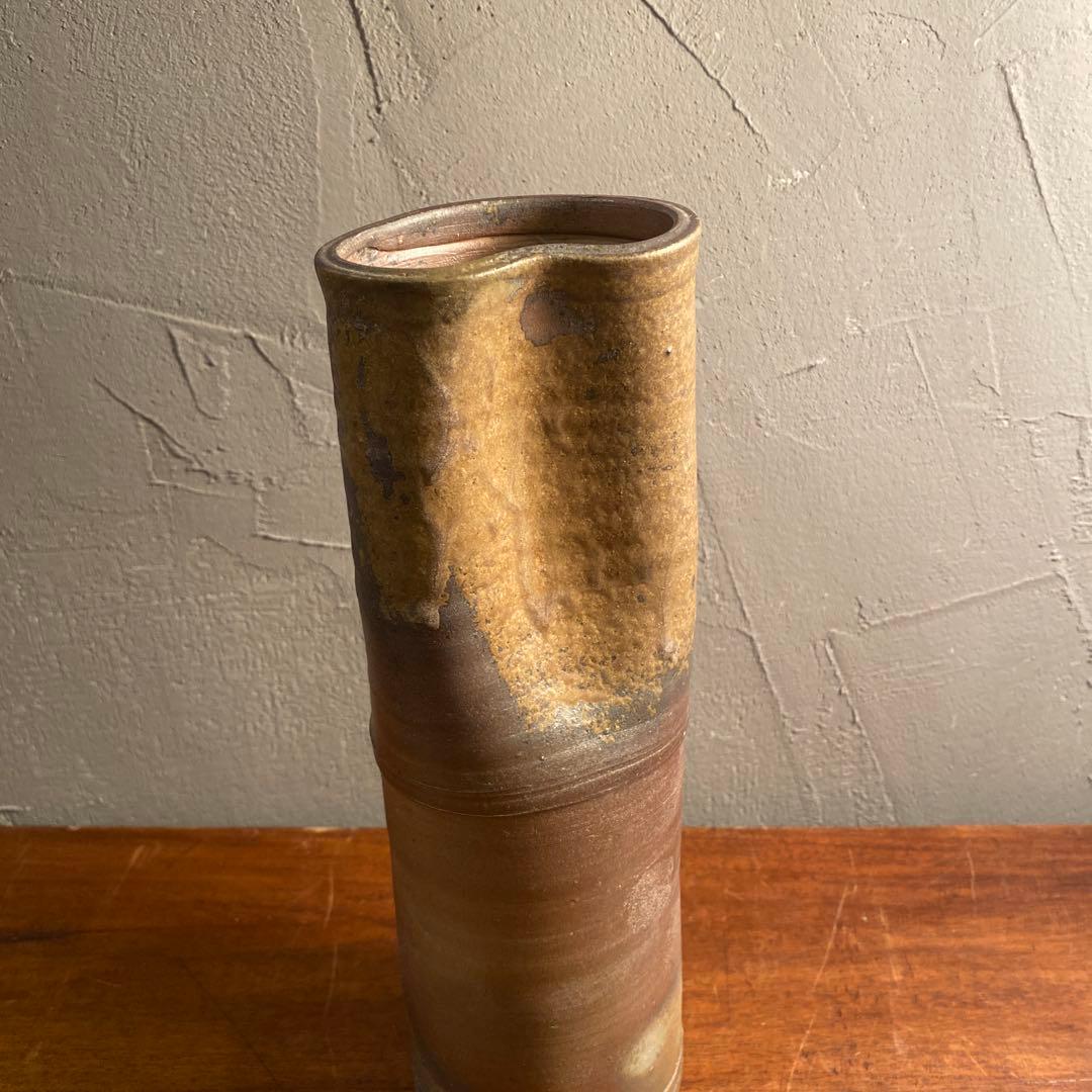 備前焼 花入 花瓶 花器 インテリア モダン ヴィンテージ 伝統工芸