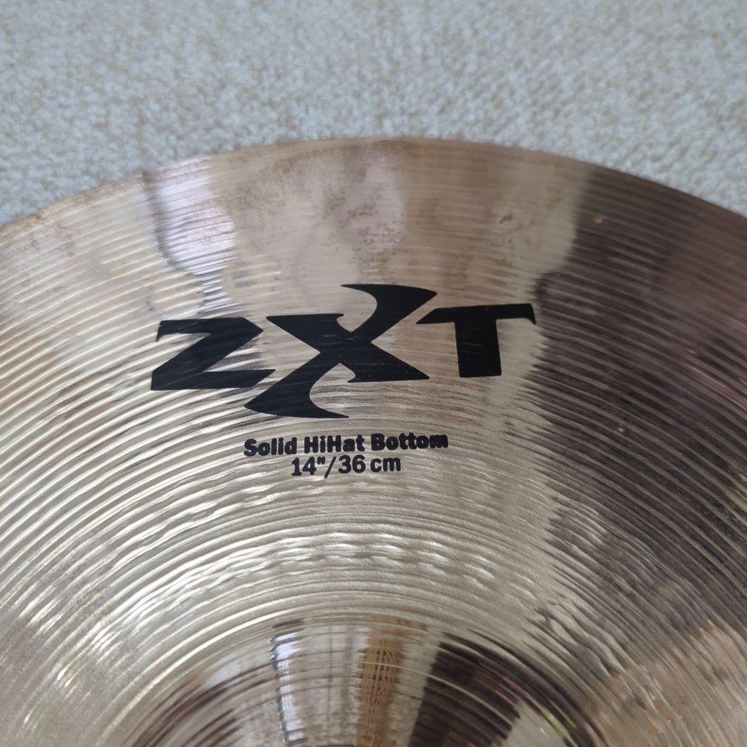 ジルジャンZXT　ソリッドハイハット　トップボトムペア