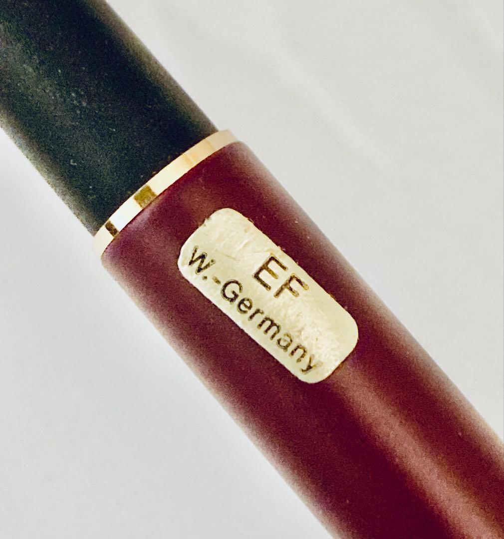 西ドイツ製◇モンブラン高級万年筆 SラインMONTBLANC 1980s 茶軸