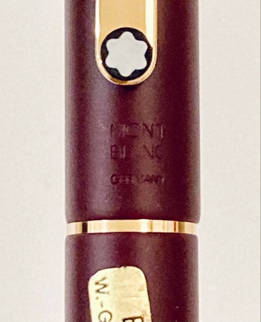 西ドイツ製◇モンブラン高級万年筆 SラインMONTBLANC 1980s 茶軸