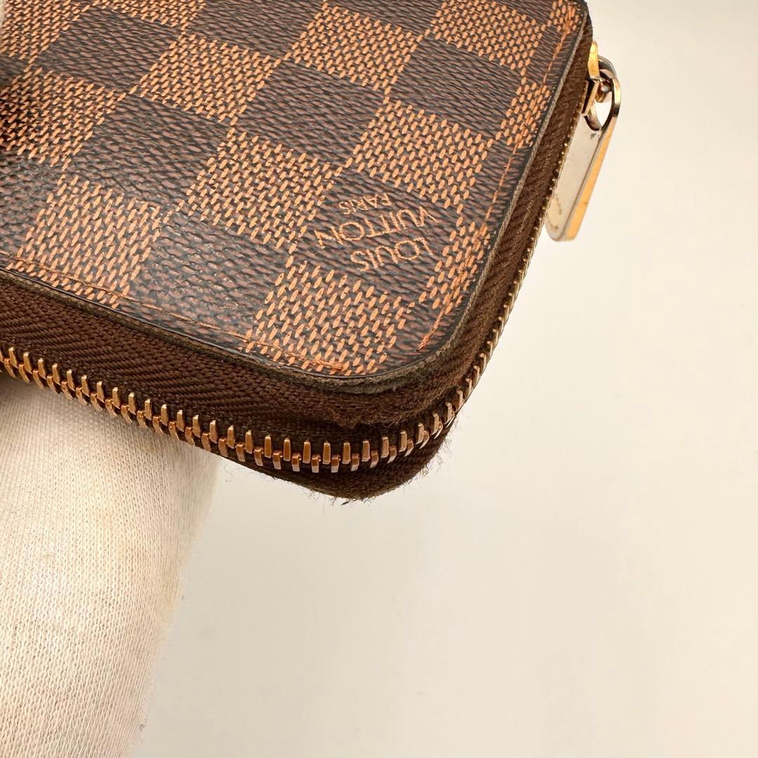 極美品】ルイヴィトン ダミエ エベヌ ジッピーウォレット 長財布 保存