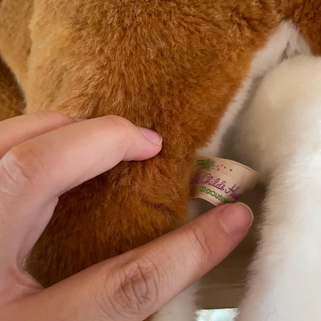 激レア 童心 DOUSIN リアル三毛猫 特大 ぬいぐるみ レトロ