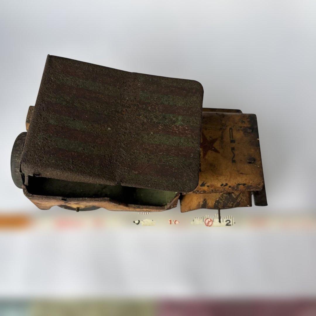 ミニチュアジープ オレンジとグリーン