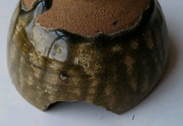 古唐津 小山路青手茶碗 発掘手 工芸品古唐津 唐津