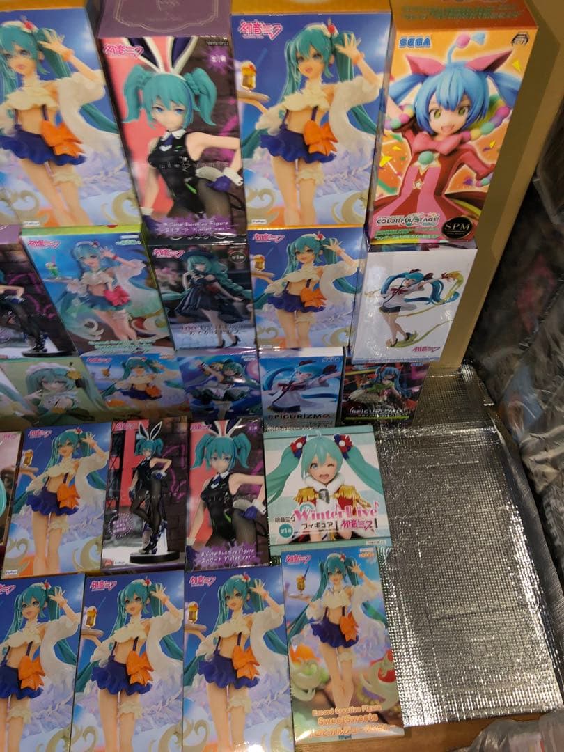 初音ミク　フィギュア　バニー　トロピカル　抹茶　アリス　アラビアン　50個