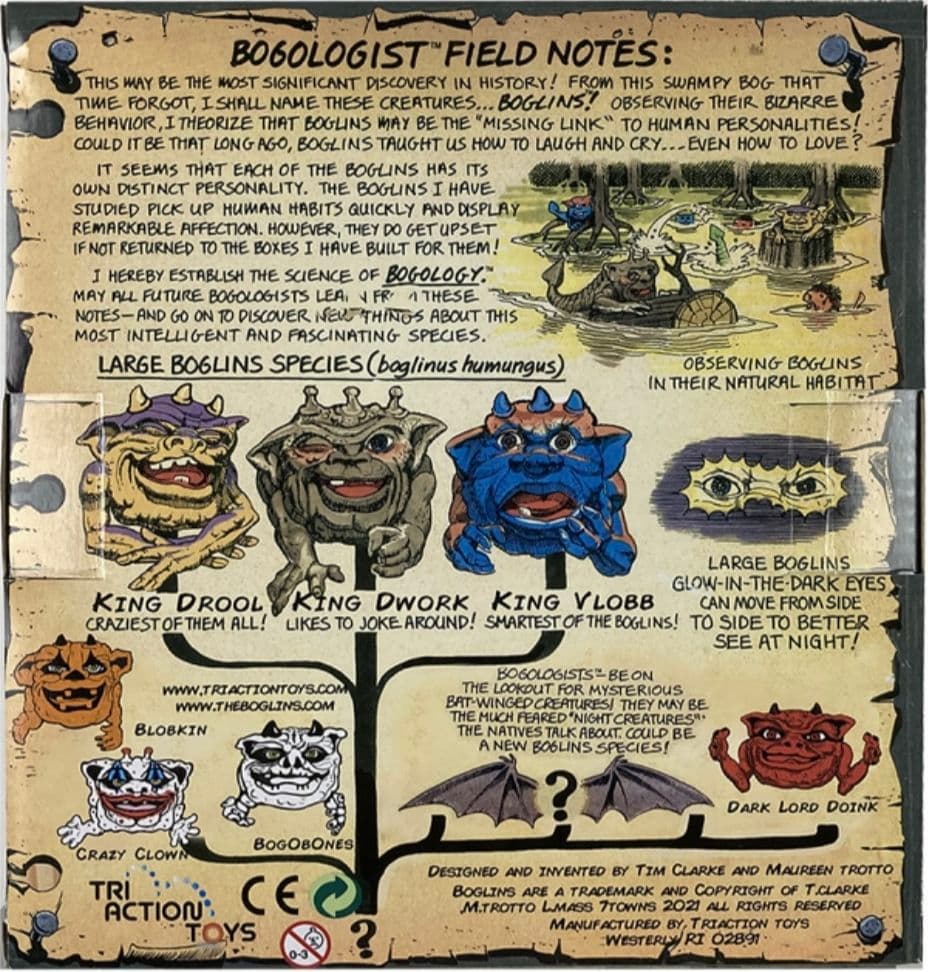 暗闇で光る❕ ボグリンズ/ ダークロード: ブロブキン ハンドパペット 夜光