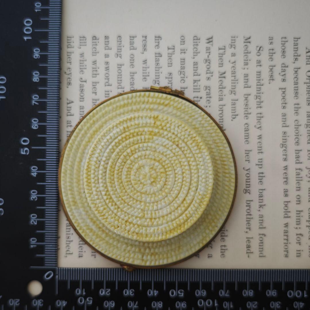 傷あり】リモージュボックス カンカン帽 麦わら帽子 フランス製