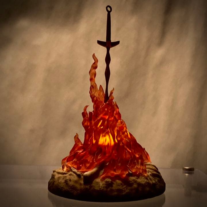 完成品 篝火 ダークソウル ガレージキット ワンフェス エルデンリング