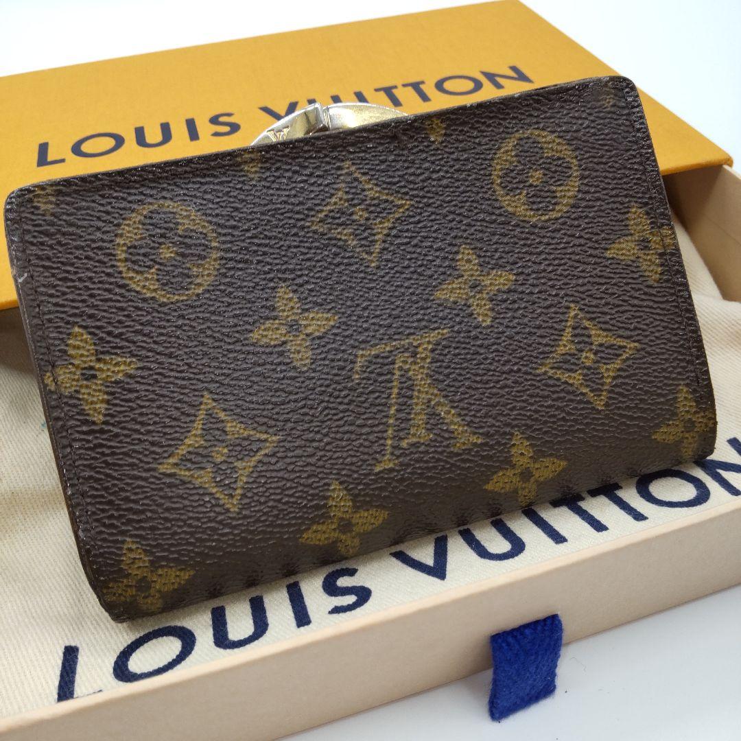 Louis Vuitton ルイヴィトン ヴィエノワ モノグラム がま口 財布