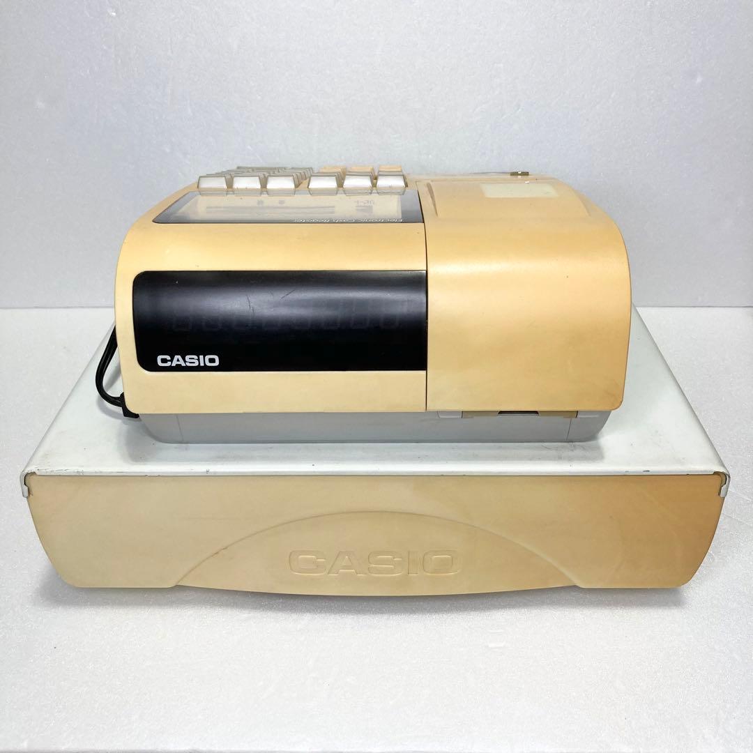 CASIO レジスター TE-340 NL300 動作良好 ロール紙付 鍵付
