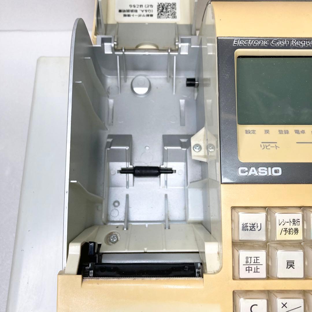 CASIO レジスター TE-340 NL300 動作良好 ロール紙付 鍵付