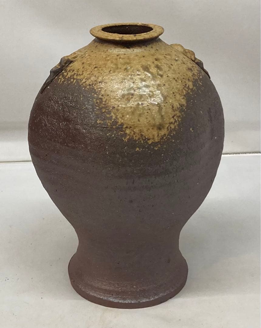 B163b 高橋楽斎作 花入・徳利・玉露茶器 3点セット 共箱 極