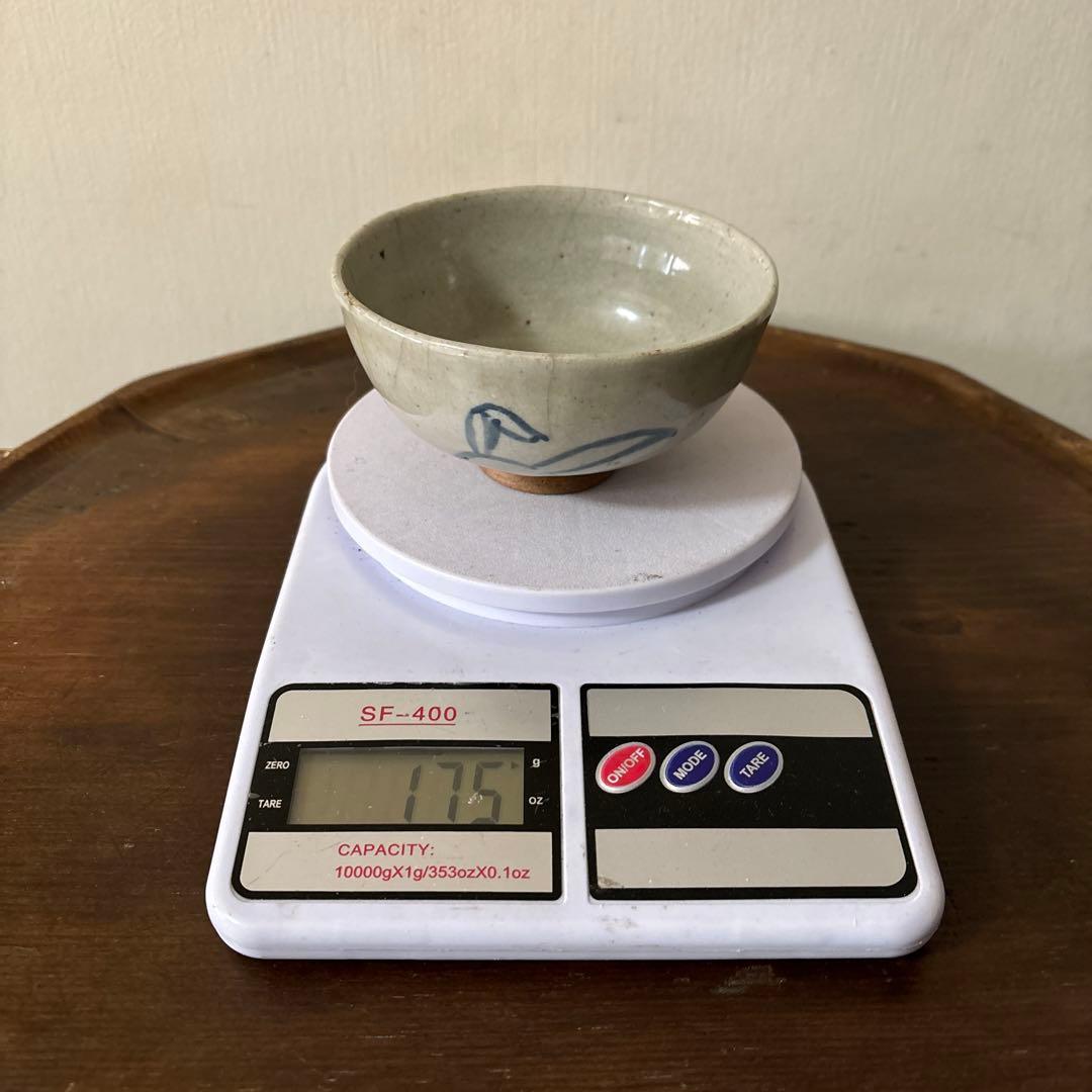 古い染付兎茶碗 うさぎ ウサギ 骨董 柳宗悦 民藝 青山二郎 白洲正子