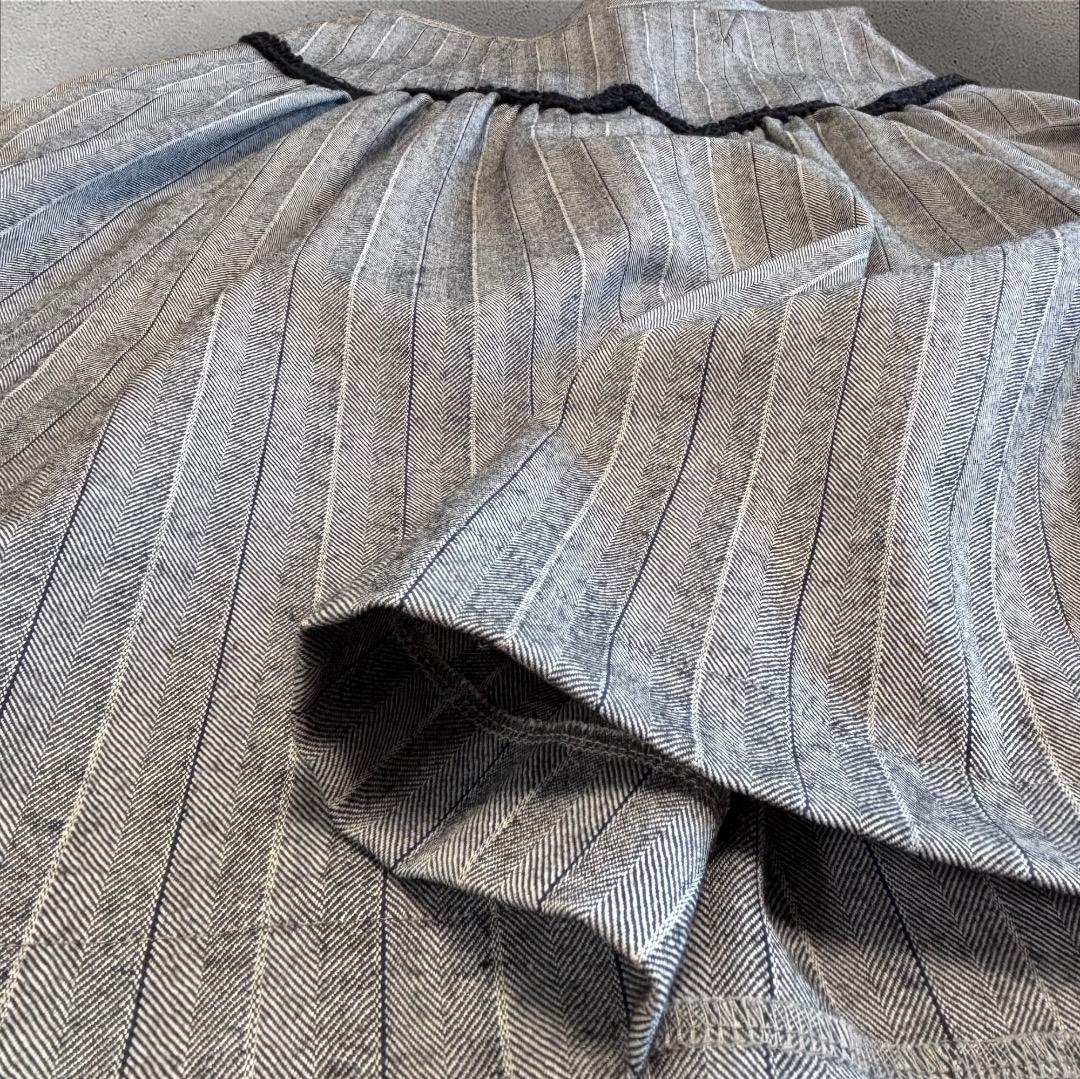 1688【COMME des GARÇONS】フレアスカート ミモレ丈 春秋冬