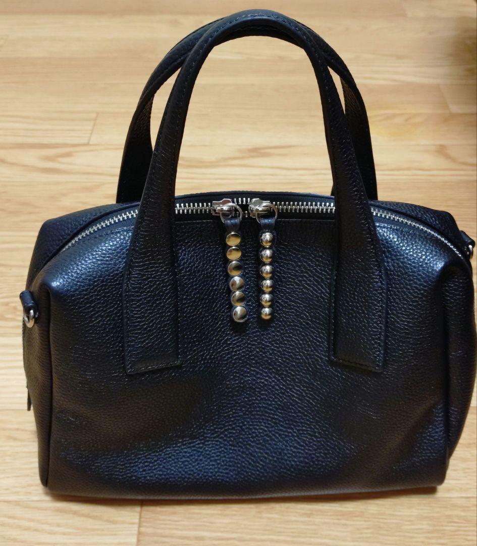 ear PAPILLONNER スタッズ　ボストンバッグ