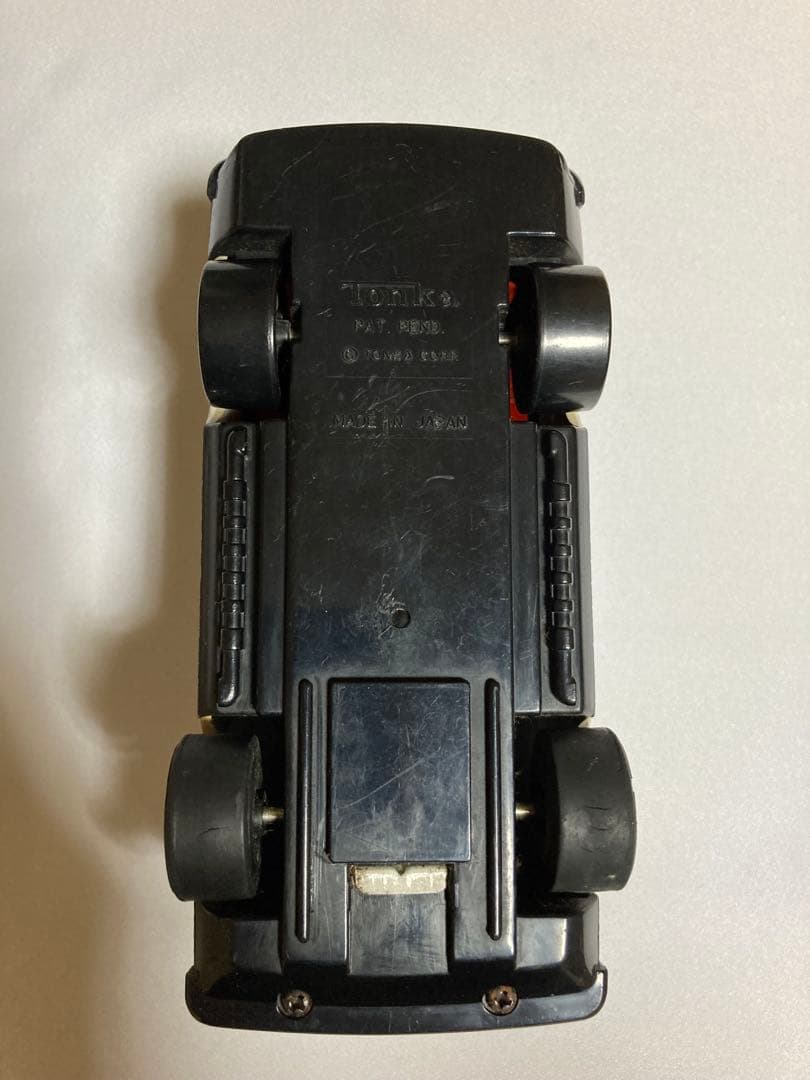 【まとめ売り4点】ブリキ　TONKA 救急車　ヘリ　汽車　イチコー　電車