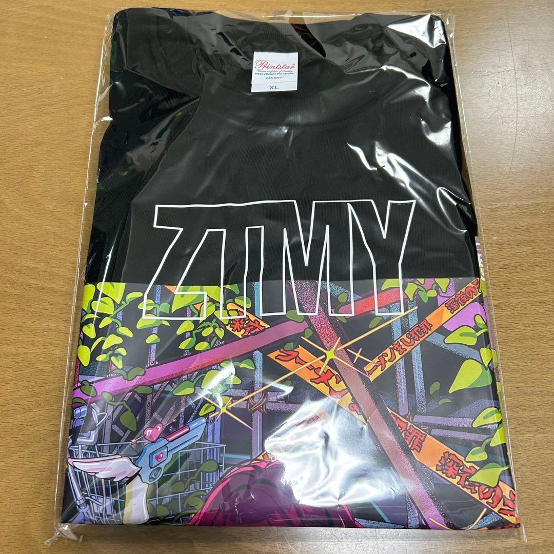 当選品】日清ラ王×ずっと真夜中でいいのに Tシャツ