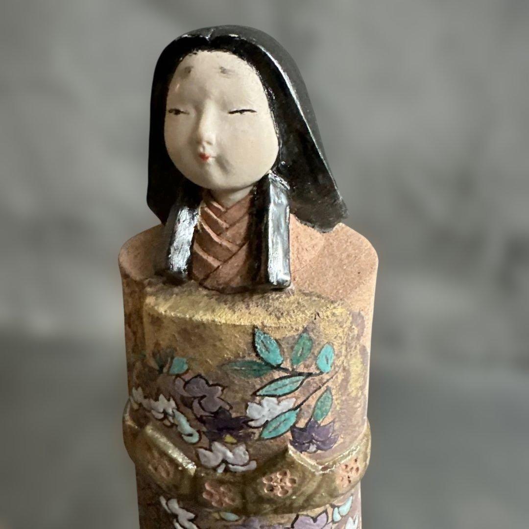 最終お値下げ❣️素晴らしい　立ち雛　圭子　陶器