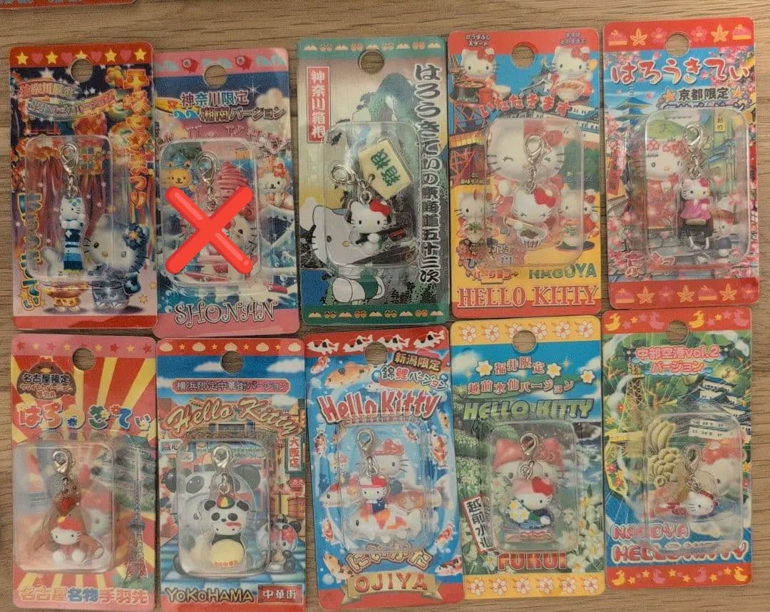 ご当地キティ ファスナーマスコット ハローキティ　根付　ストラップ　まとめ②