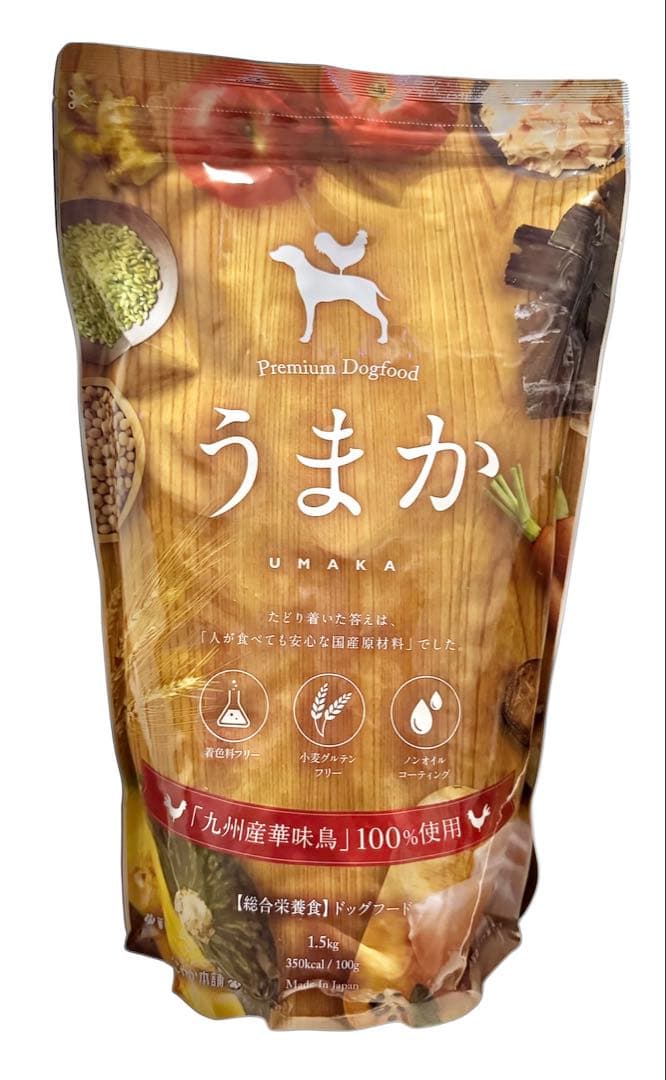 プレミアムドッグフード うまか（UMAKA）1.5kg ×6袋セット