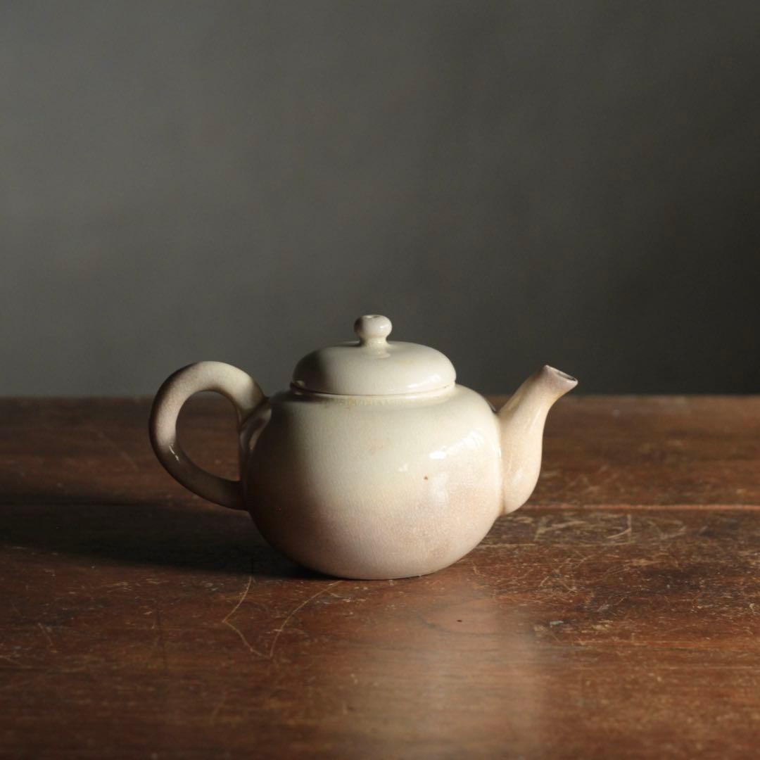 白薩摩 急須 後手 煎茶道具 古道具 アンティーク 古美術 酒注ぎ